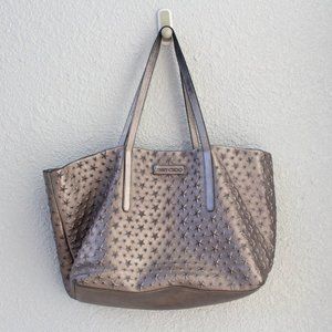 Jimmy Choo Silver Tote Bag Purse